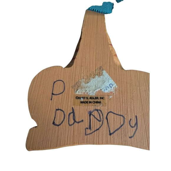 Striped Cat Christmas Ornament With Green Ribbon & Wreath - Picture 12 of 12